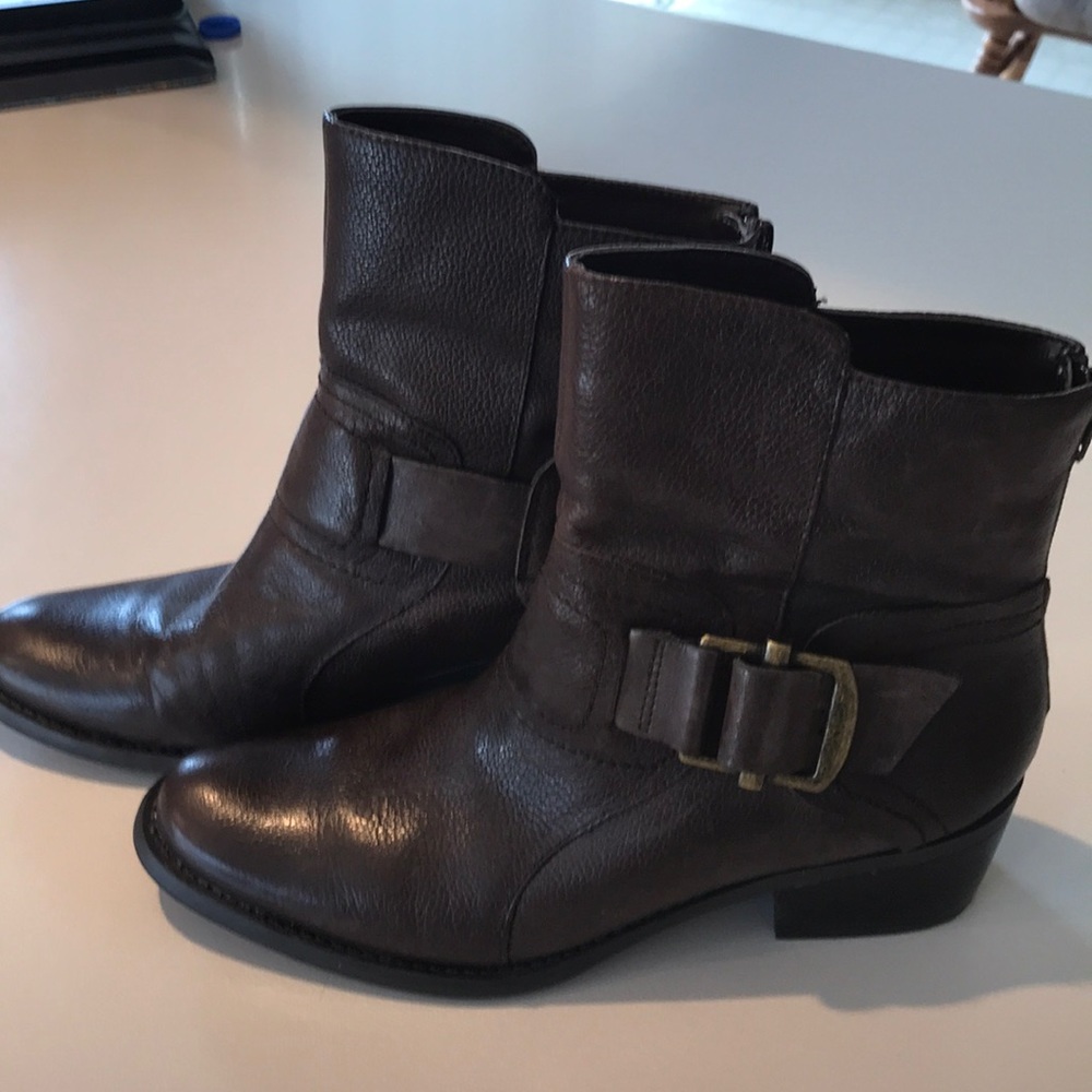 Leather Booties - image 1